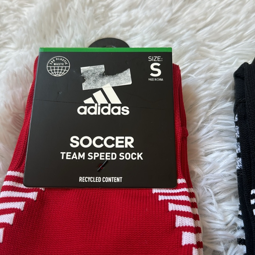 (3) Adidas Soccer Team Speed Socks - Picture 2 of 13